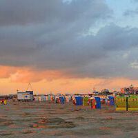 <p>Abendstimmung in Norddeich</p>